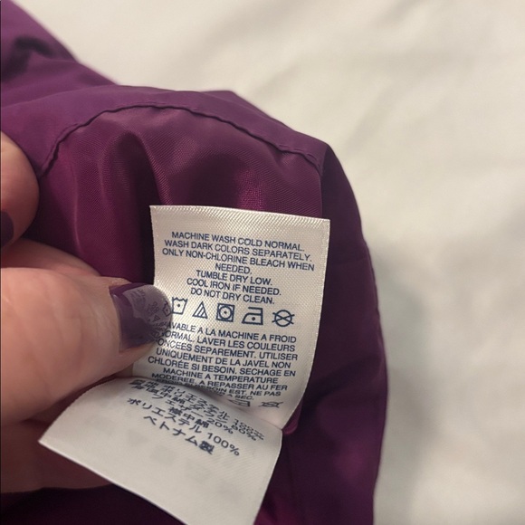 Lands' End Women's Plum Puffer Quilted Vest SZ XL jewel tone cabincore outdoor - Picture 5 of 12